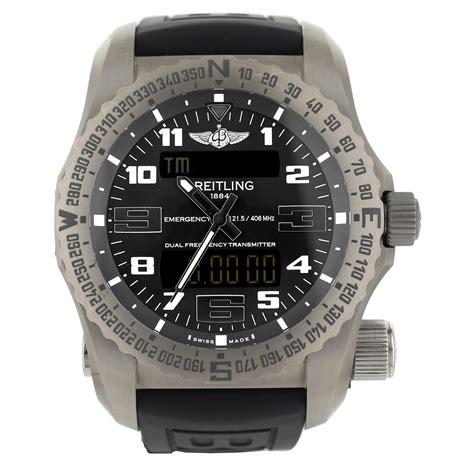 breitling titanium emergency beacon.